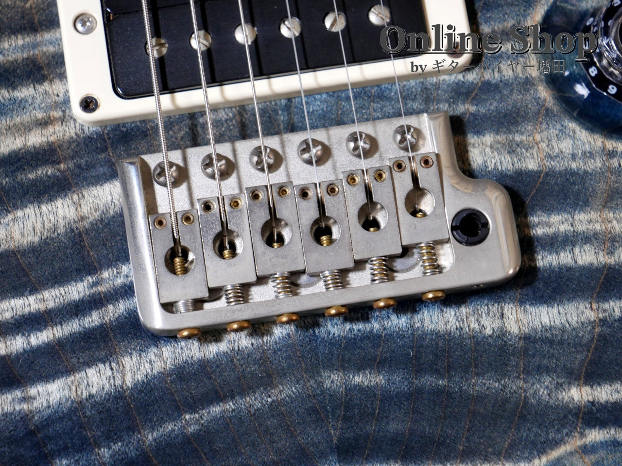 USED 2014 Paul Reed Smith Custom 24 Semi-hollow 10Top Faded Blue Burst