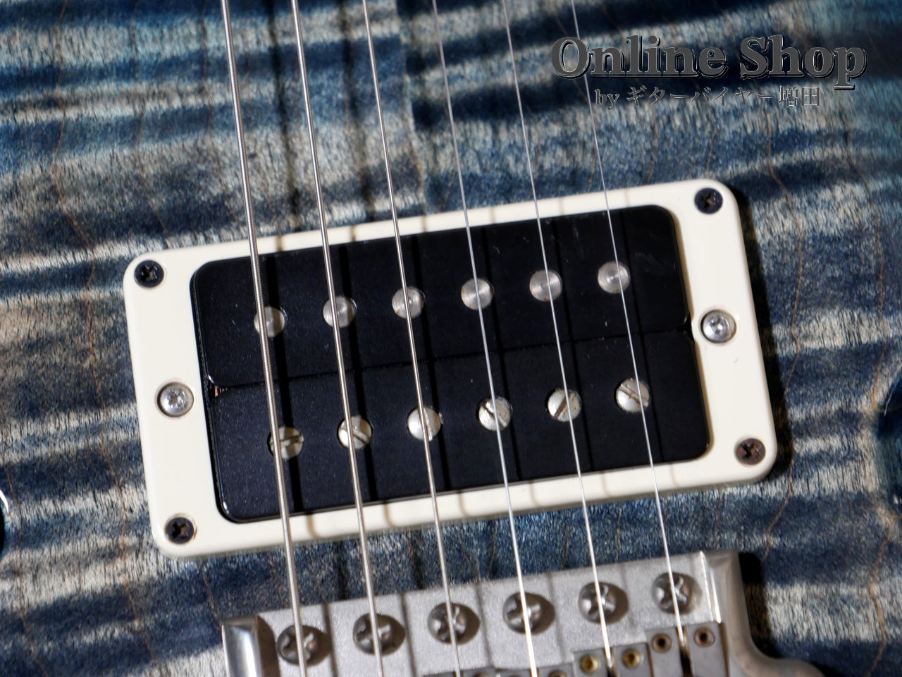 USED 2014 Paul Reed Smith Custom 24 Semi-hollow 10Top Faded Blue Burst