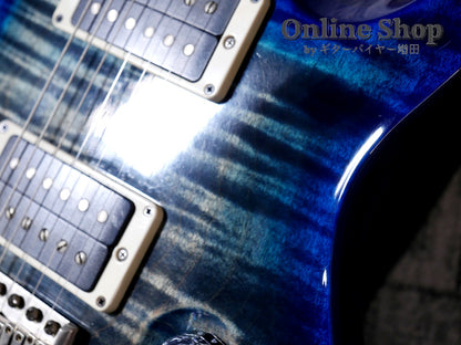 USED 2014 Paul Reed Smith Custom 24 Semi-hollow 10Top Faded Blue Burst