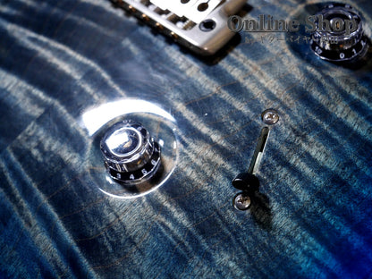USED 2014 Paul Reed Smith Custom 24 Semi-hollow 10Top Faded Blue Burst