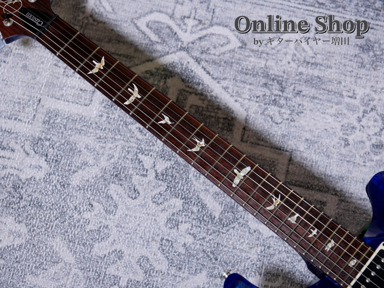 USED 2014 Paul Reed Smith Custom 24 Semi-hollow 10Top Faded Blue Burst