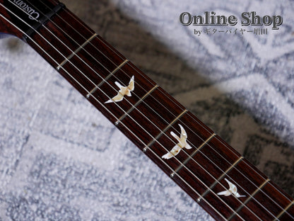 USED 2014 Paul Reed Smith Custom 24 Semi-hollow 10Top Faded Blue Burst