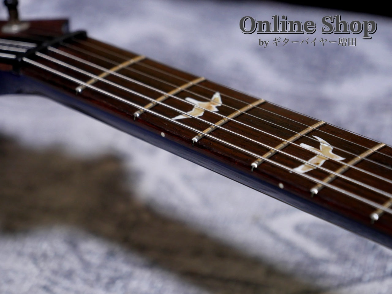 USED 2014 Paul Reed Smith Custom 24 Semi-hollow 10Top Faded Blue Burst