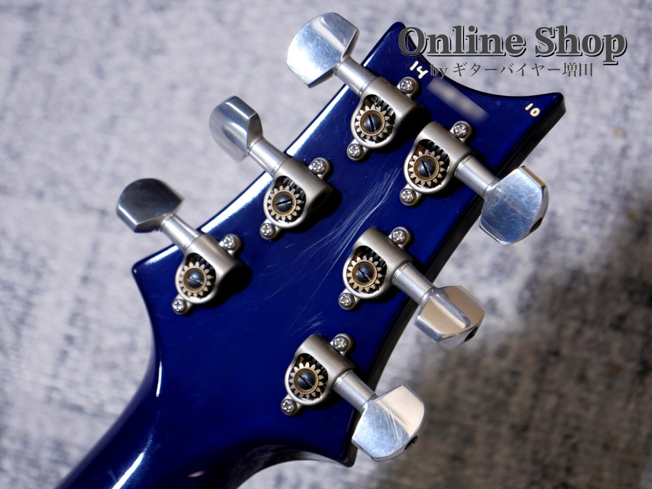 USED 2014 Paul Reed Smith Custom 24 Semi-hollow 10Top Faded Blue Burst