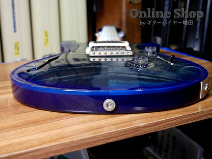 USED 2014 Paul Reed Smith Custom 24 Semi-hollow 10Top Faded Blue Burst