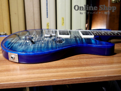 USED 2014 Paul Reed Smith Custom 24 Semi-hollow 10Top Faded Blue Burst