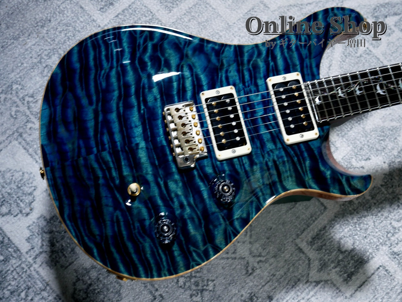 USED 2015 Paul Reed Smith Private Stock #5733 Custom 24 "Brazilian Rosewood Fingerboard" Aquamarine