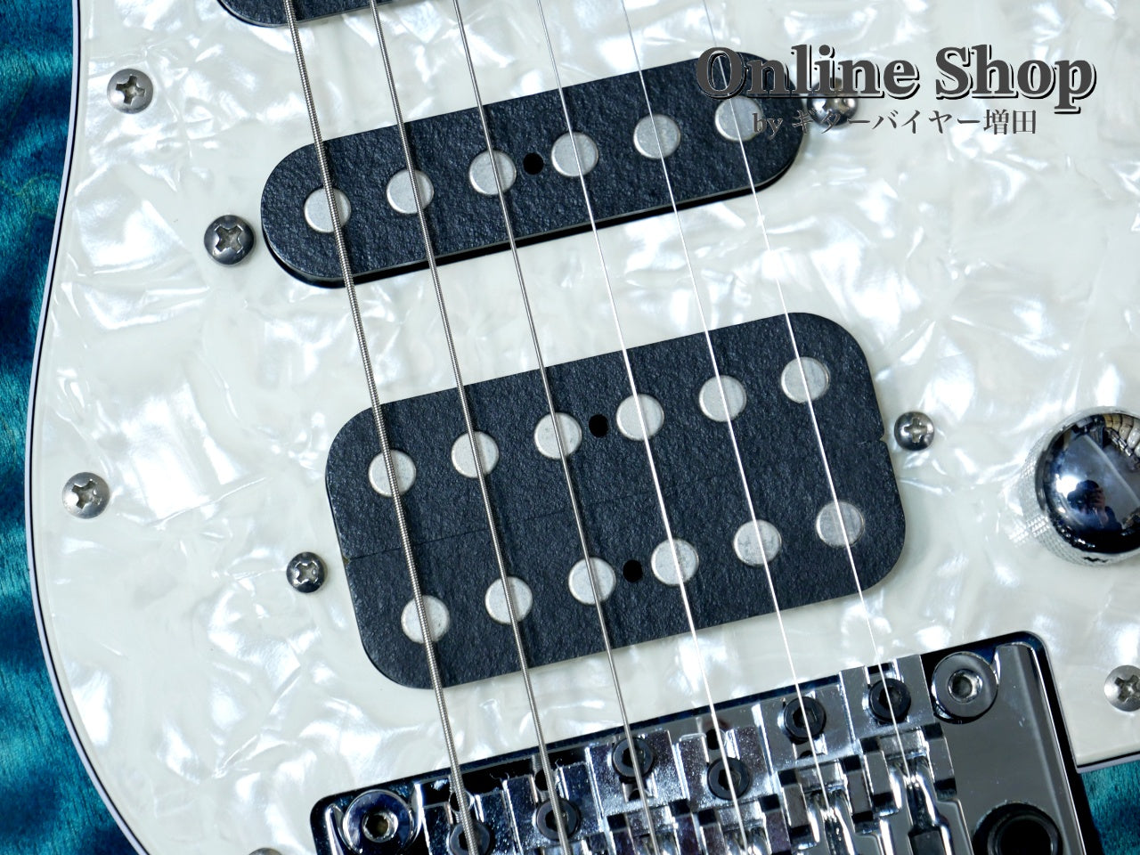 USED 2018 Schecter EX-24-CTM-FRT "Exceed" 4A Grade Indigo Light Blue / Maple