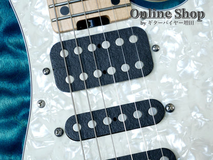 USED 2018 Schecter EX-24-CTM-FRT "Exceed" 4A Grade Indigo Light Blue / Maple