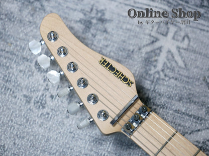 USED 2018 Schecter EX-24-CTM-FRT "Exceed" 4A Grade Indigo Light Blue / Maple