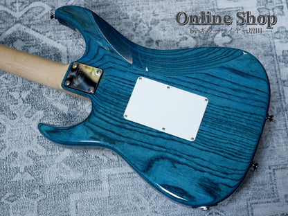 USED 2018 Schecter EX-24-CTM-FRT "Exceed" 4A Grade Indigo Light Blue / Maple