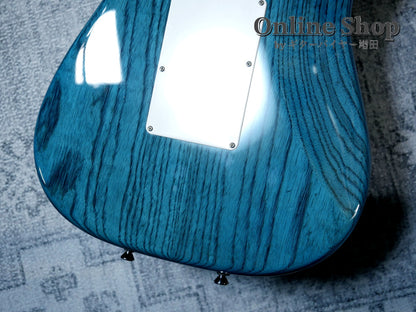 USED 2018 Schecter EX-24-CTM-FRT "Exceed" 4A Grade Indigo Light Blue / Maple