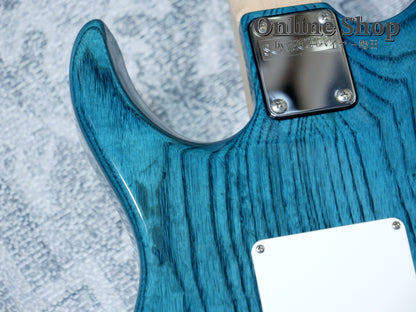 USED 2018 Schecter EX-24-CTM-FRT "Exceed" 4A Grade Indigo Light Blue / Maple