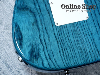 USED 2018 Schecter EX-24-CTM-FRT "Exceed" 4A Grade Indigo Light Blue / Maple