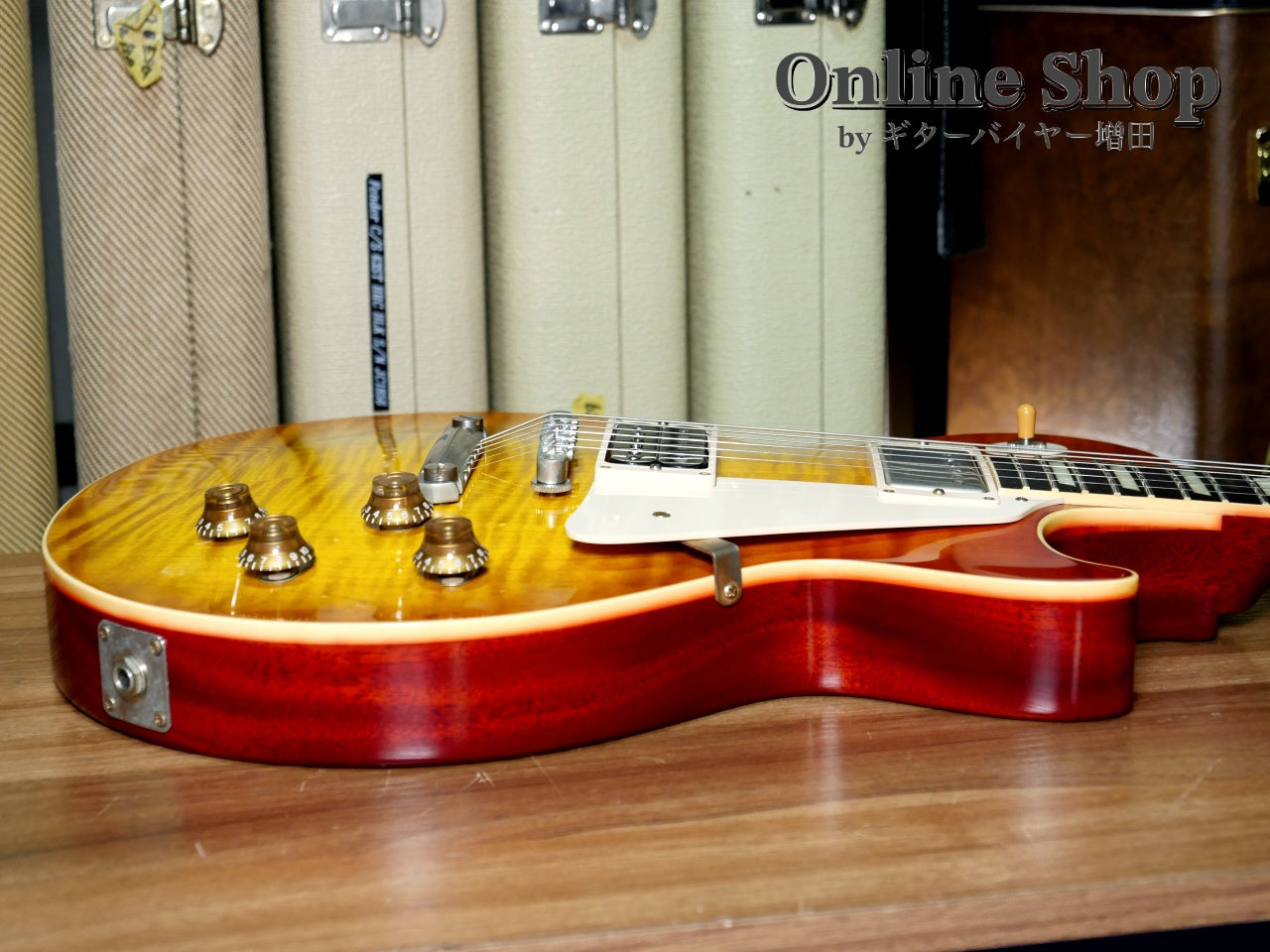 USED 2013 Gibson Custom Shop Limited Run 1958 Les Paul Reissue w/Grover, Push/Pull New Orange Sunset Fade VOS