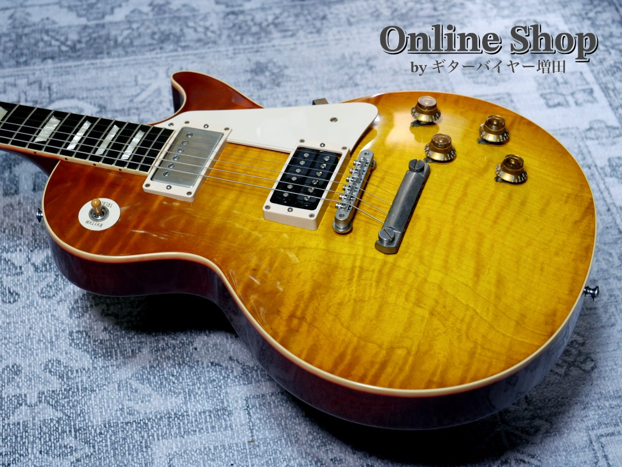 USED 2013 Gibson Custom Shop Limited Run 1958 Les Paul Reissue w/Grover, Push/Pull New Orange Sunset Fade VOS