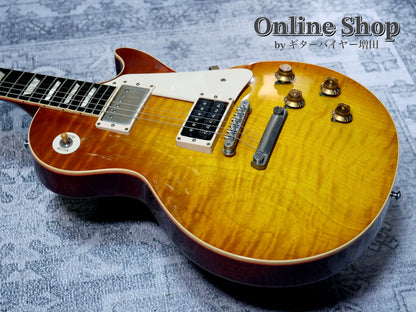 USED 2013 Gibson Custom Shop Limited Run 1958 Les Paul Reissue w/Grover, Push/Pull New Orange Sunset Fade VOS