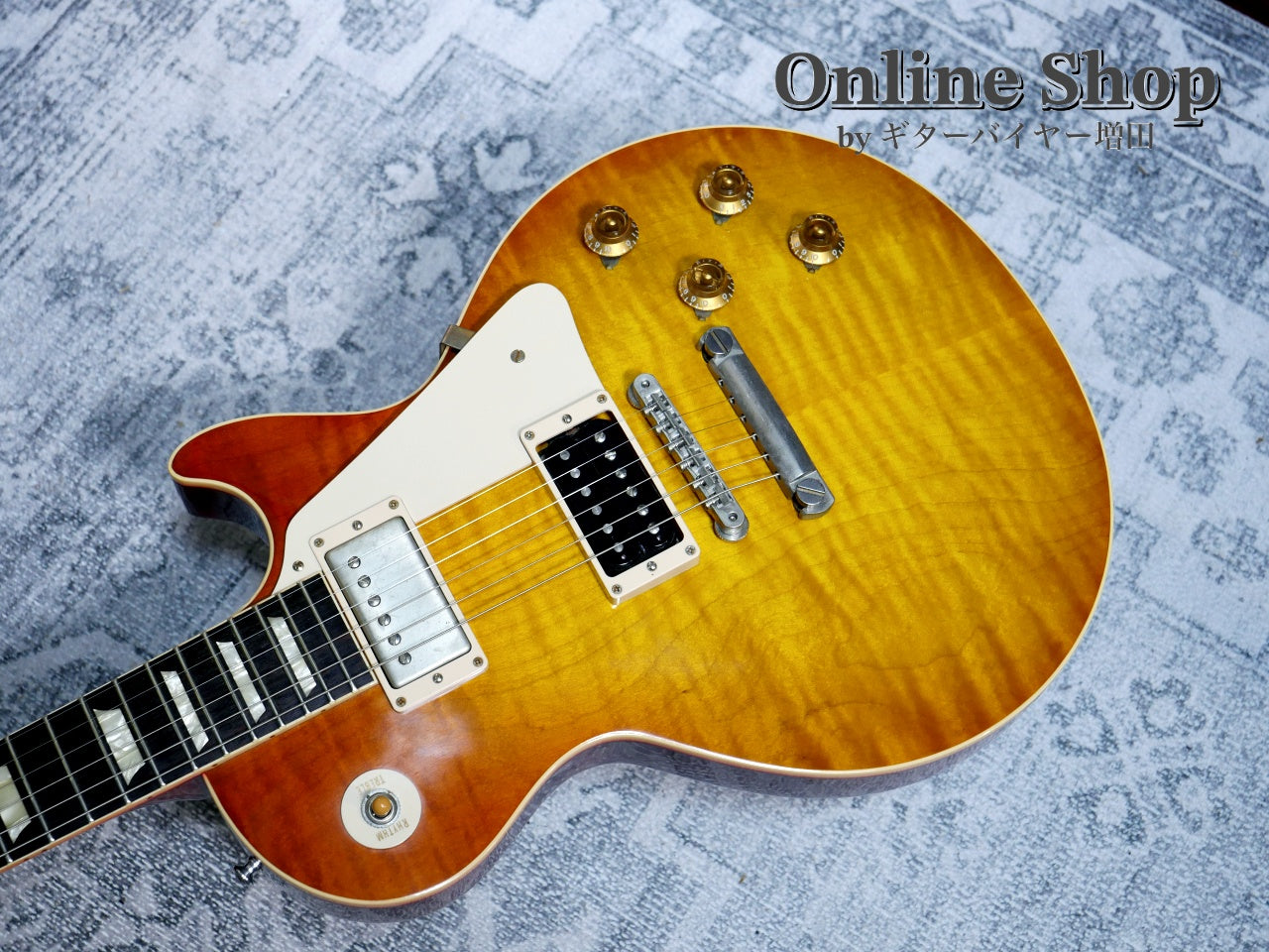USED 2013 Gibson Custom Shop Limited Run 1958 Les Paul Reissue w/Grover, Push/Pull New Orange Sunset Fade VOS