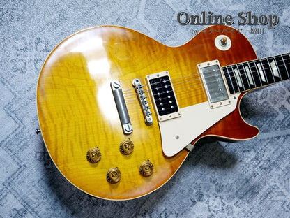 USED 2013 Gibson Custom Shop Limited Run 1958 Les Paul Reissue w/Grover, Push/Pull New Orange Sunset Fade VOS