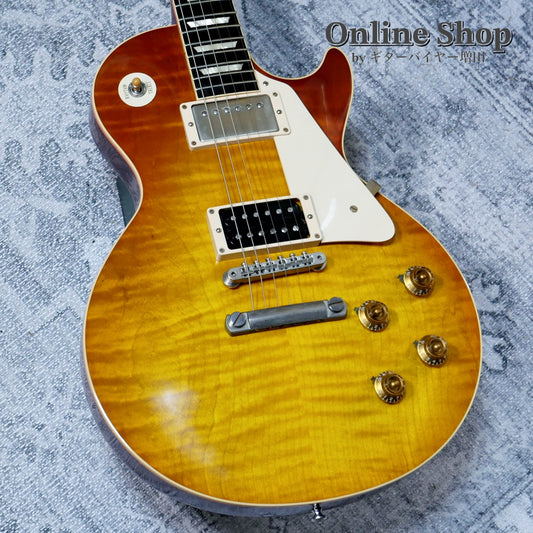 USED 2013 Gibson Custom Shop Limited Run 1958 Les Paul Reissue w/Grover, Push/Pull New Orange Sunset Fade VOS