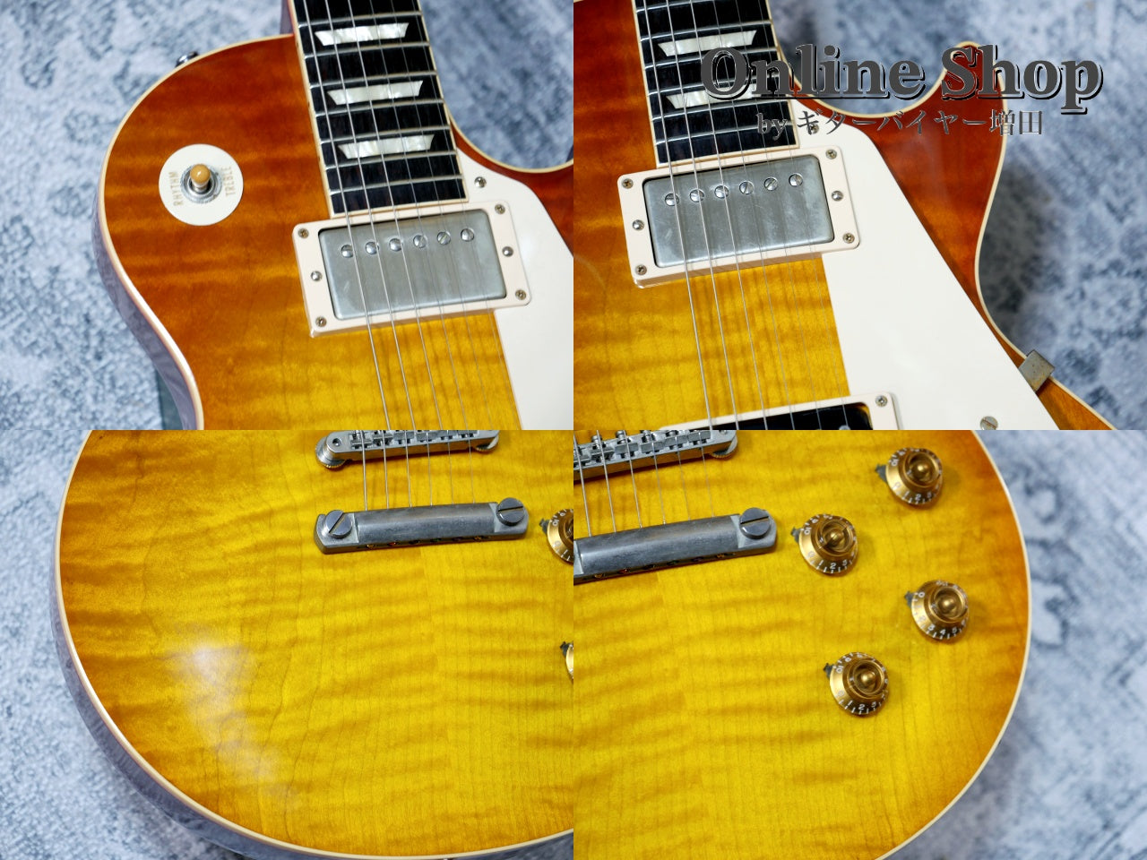 USED 2013 Gibson Custom Shop Limited Run 1958 Les Paul Reissue w/Grover, Push/Pull New Orange Sunset Fade VOS
