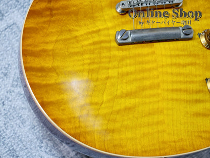 USED 2013 Gibson Custom Shop Limited Run 1958 Les Paul Reissue w/Grover, Push/Pull New Orange Sunset Fade VOS