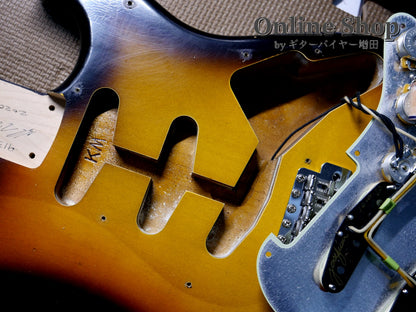 USED 2020 Fender Custom Shop MBS "Kyle Mcmillin" 1960 Stratocaster Journeyman Relic Wide Fade 3-Color Sunburst