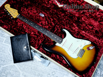 USED 2020 Fender Custom Shop MBS "Kyle Mcmillin" 1960 Stratocaster Journeyman Relic Wide Fade 3-Color Sunburst