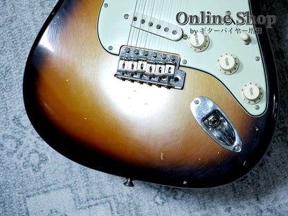 USED 2020 Fender Custom Shop MBS "Kyle Mcmillin" 1960 Stratocaster Journeyman Relic Wide Fade 3-Color Sunburst