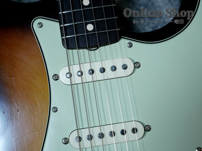 USED 2020 Fender Custom Shop MBS "Kyle Mcmillin" 1960 Stratocaster Journeyman Relic Wide Fade 3-Color Sunburst