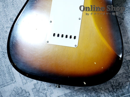 USED 2020 Fender Custom Shop MBS "Kyle Mcmillin" 1960 Stratocaster Journeyman Relic Wide Fade 3-Color Sunburst