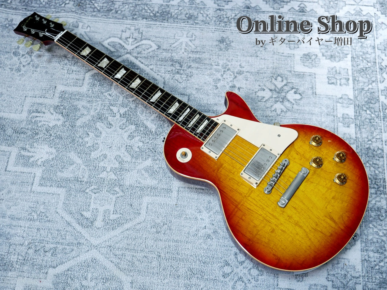 USED 2004 Gibson Custom Shop Historic Collection 1958 Les Paul Reissue HRM "1pc Top" Washed Cherry