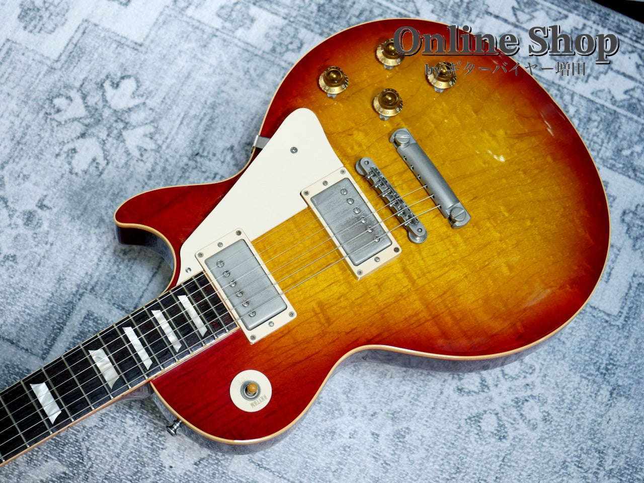 USED 2004 Gibson Custom Shop Historic Collection 1958 Les Paul Reissue HRM "1pc Top" Washed Cherry