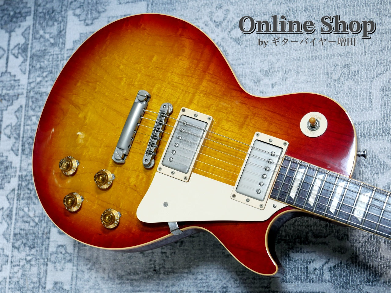 USED 2004 Gibson Custom Shop Historic Collection 1958 Les Paul Reissue HRM "1pc Top" Washed Cherry