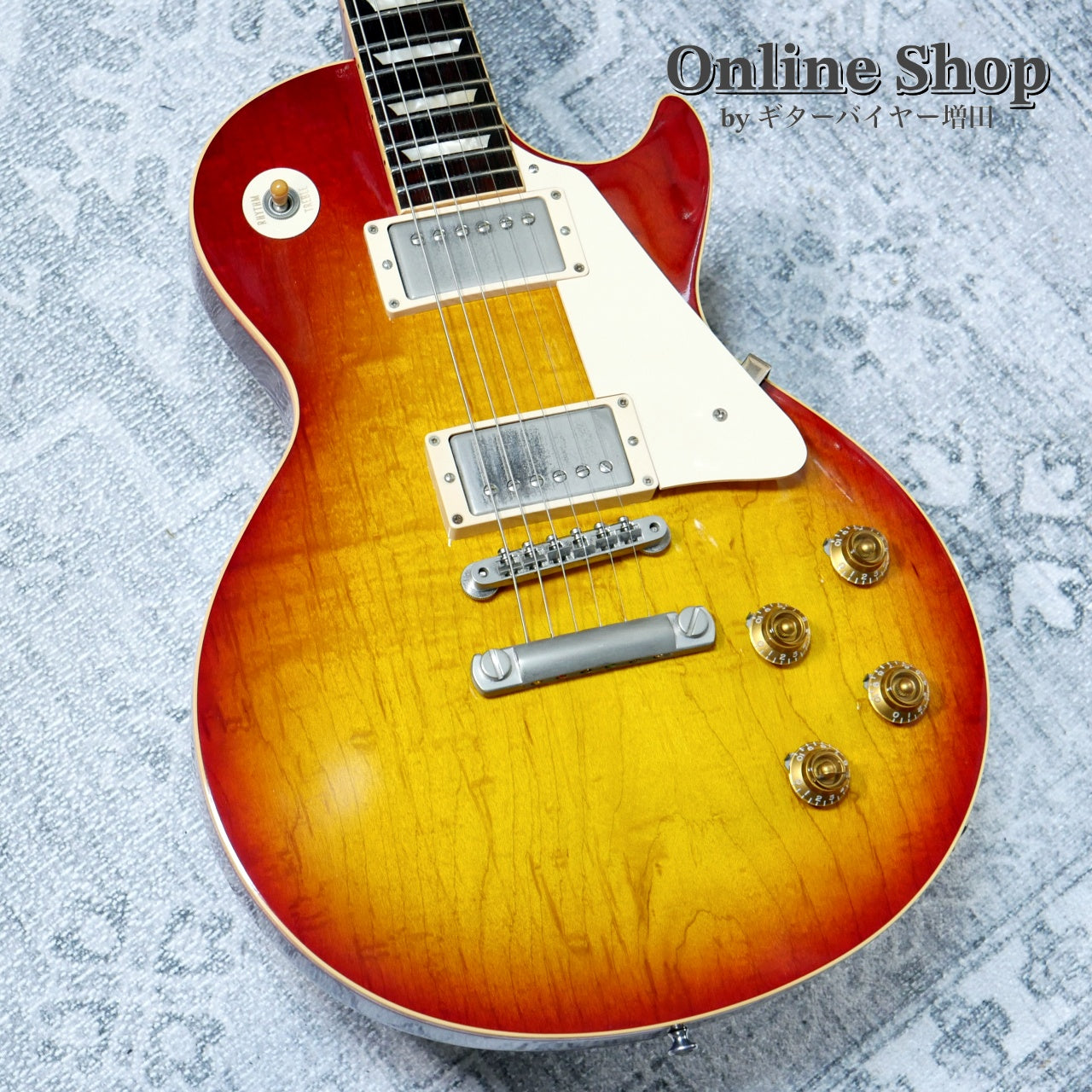 USED 2004 Gibson Custom Shop Historic Collection 1958 Les Paul Reissue HRM "1pc Top" Washed Cherry