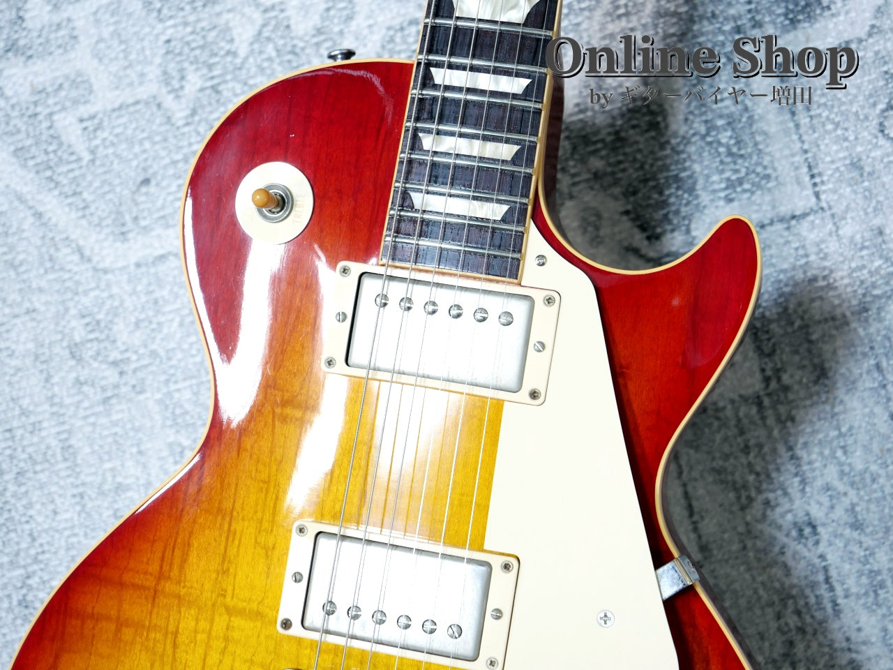 USED 2004 Gibson Custom Shop Historic Collection 1958 Les Paul Reissue HRM "1pc Top" Washed Cherry