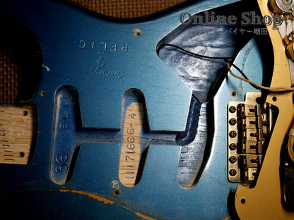 USED 2012 Fender Custom Shop Limited Edition 1956 Stratocaster Relic Aged Lake Placid Blue