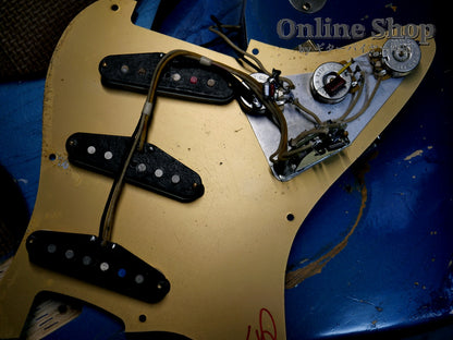 USED 2012 Fender Custom Shop Limited Edition 1956 Stratocaster Relic Aged Lake Placid Blue