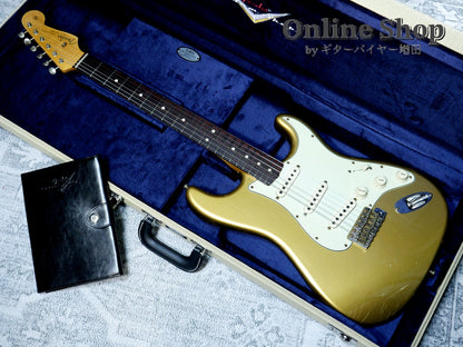 USED 2024 Fender Custom Shop Limited Edition 1963 Stratocaster Journeyman Relic Aztec Gold
