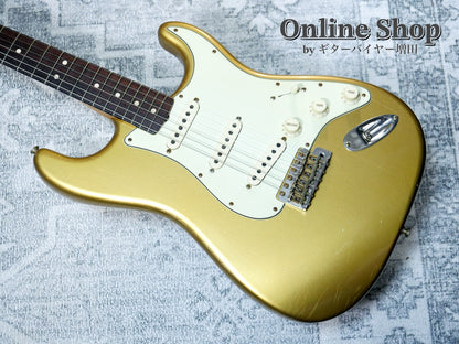 USED 2024 Fender Custom Shop Limited Edition 1963 Stratocaster Journeyman Relic Aztec Gold