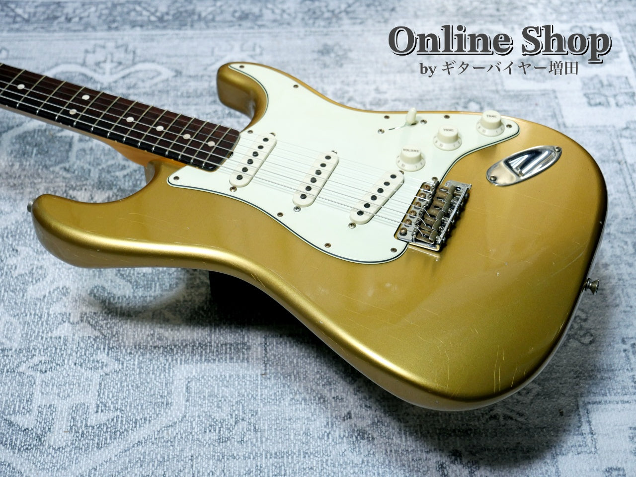 USED 2024 Fender Custom Shop Limited Edition 1963 Stratocaster Journeyman Relic Aztec Gold