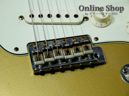 USED 2024 Fender Custom Shop Limited Edition 1963 Stratocaster Journeyman Relic Aztec Gold