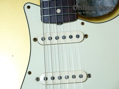 USED 2024 Fender Custom Shop Limited Edition 1963 Stratocaster Journeyman Relic Aztec Gold