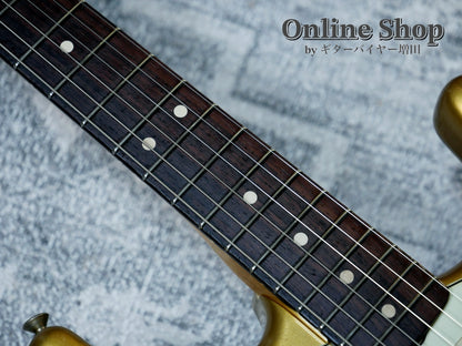 USED 2024 Fender Custom Shop Limited Edition 1963 Stratocaster Journeyman Relic Aztec Gold