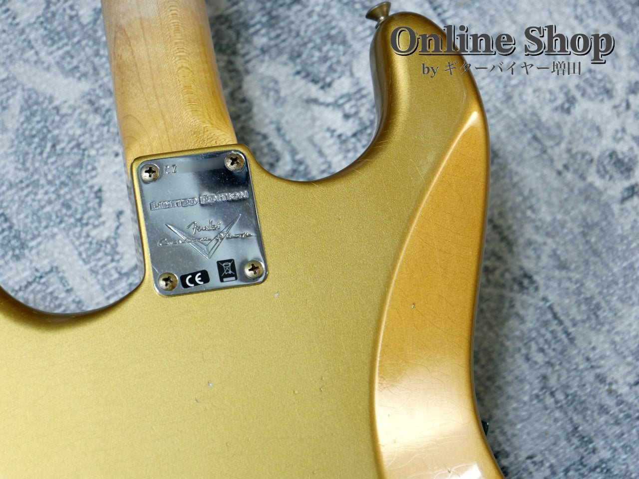 USED 2024 Fender Custom Shop Limited Edition 1963 Stratocaster Journeyman Relic Aztec Gold
