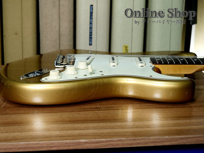 USED 2024 Fender Custom Shop Limited Edition 1963 Stratocaster Journeyman Relic Aztec Gold