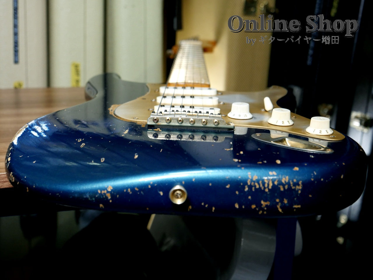 USED 2012 Fender Custom Shop Limited Edition 1956 Stratocaster Relic Aged Lake Placid Blue