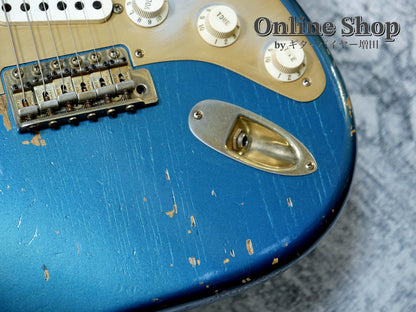 USED 2012 Fender Custom Shop Limited Edition 1956 Stratocaster Relic Aged Lake Placid Blue