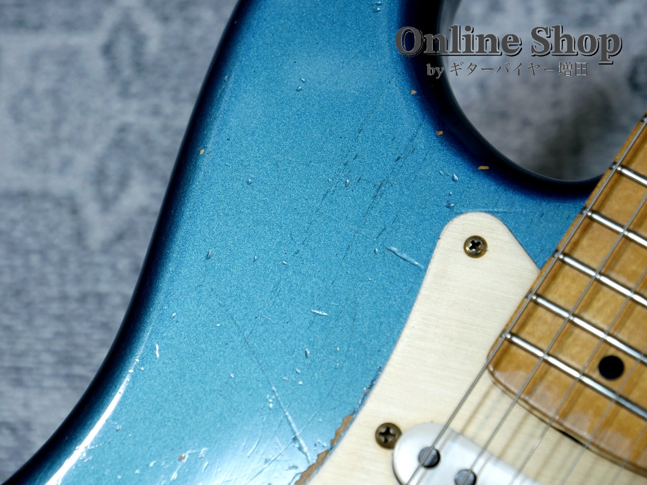 USED 2012 Fender Custom Shop Limited Edition 1956 Stratocaster Relic Aged Lake Placid Blue