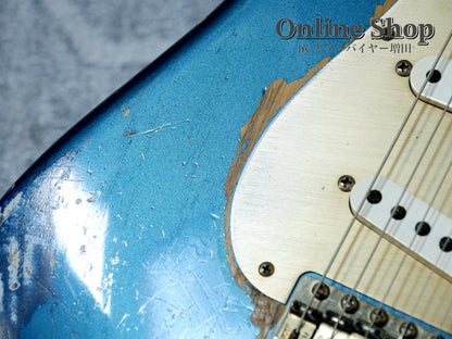 USED 2012 Fender Custom Shop Limited Edition 1956 Stratocaster Relic Aged Lake Placid Blue